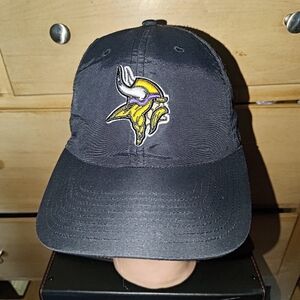 OTS NFL Minnesota Vikings Embroidered Logo Strapback Cap Hat